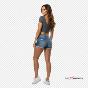 Hip Hop Standing Model PNG 03