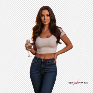 Hip Hop Standing Model PNG 07