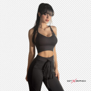 Hip Hop Standing Model PNG 08